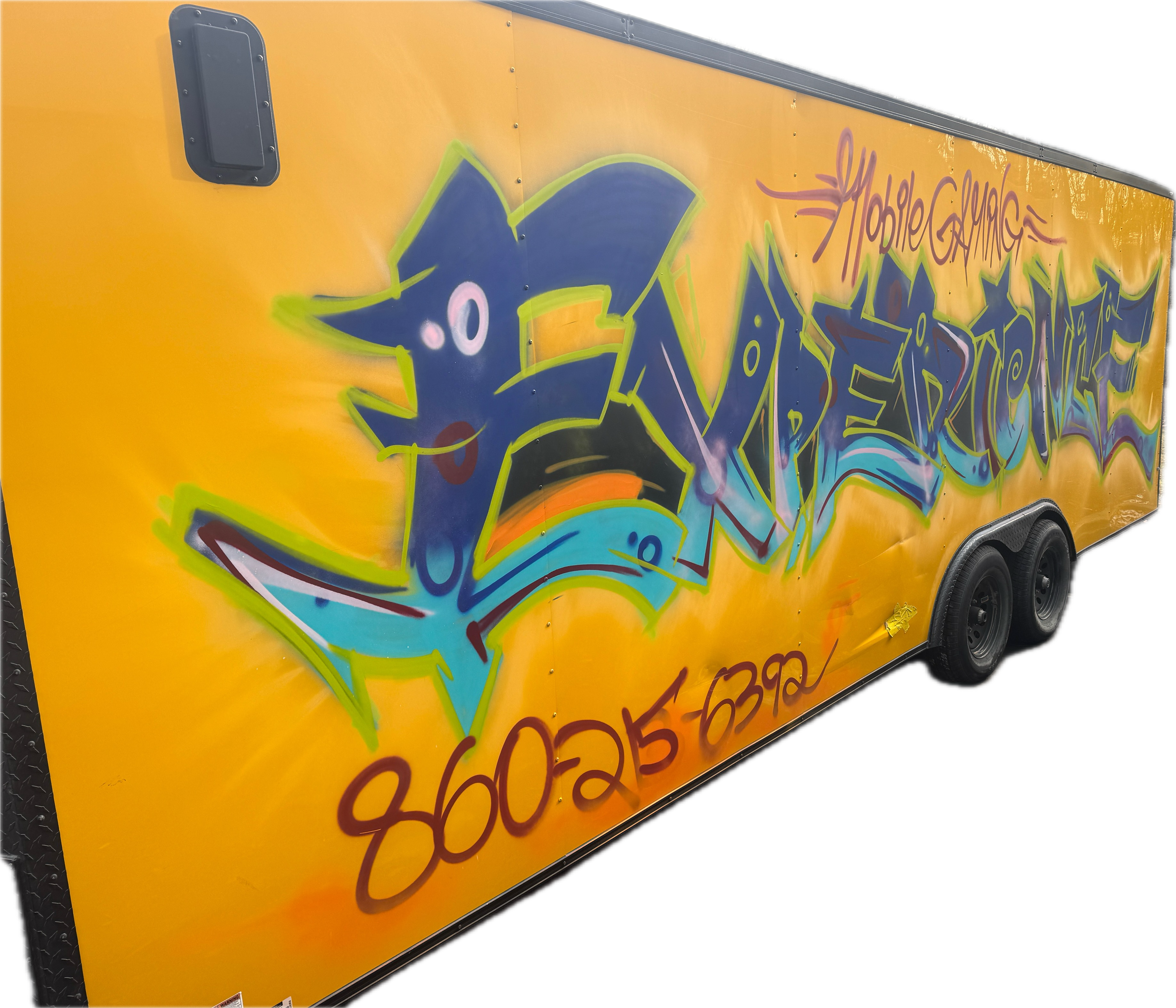 CT Mobile Gaming Trailer Graffiti Art