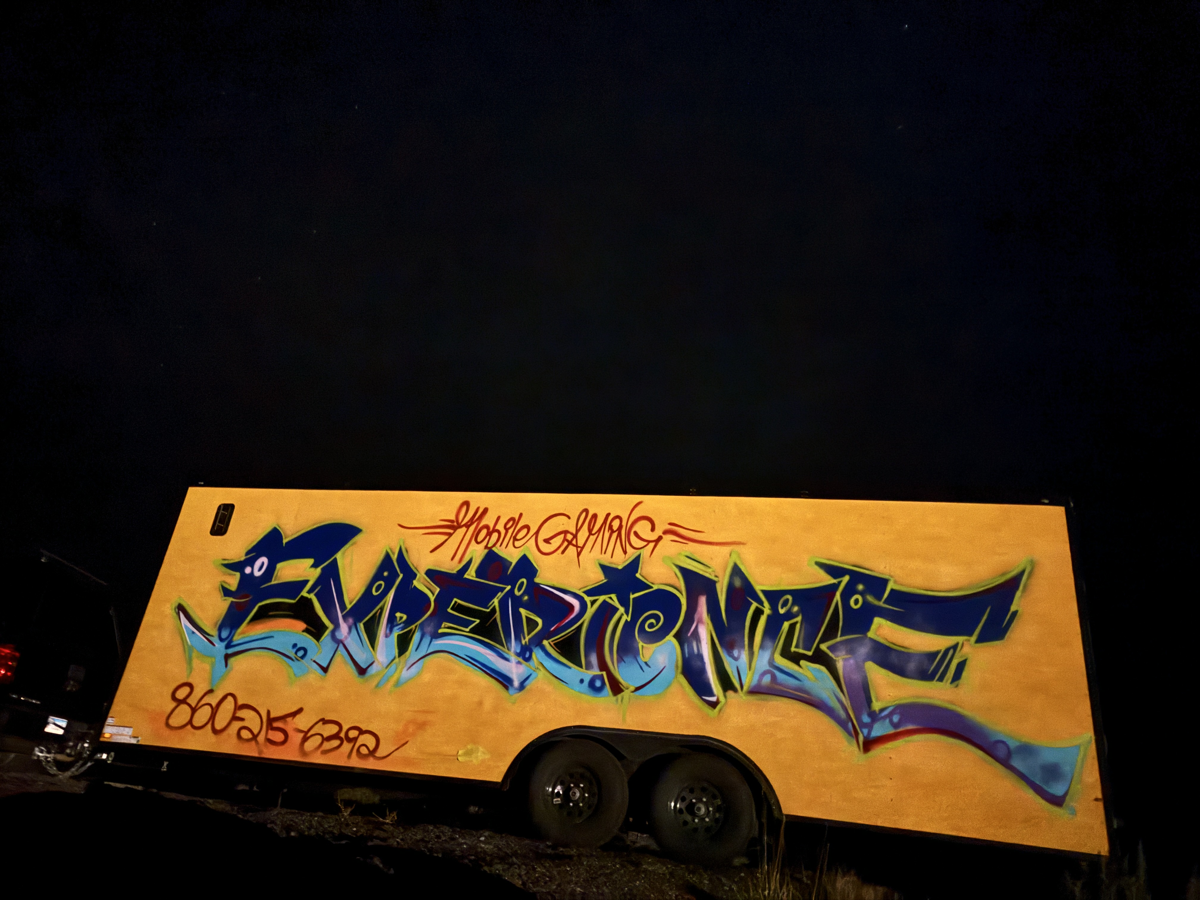 CT Mobile Gaming Trailer Night View